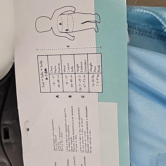 Disney Cinderella Infant Costume Shimmering Blue - Picture 6 of 9